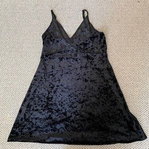 MINI VELVET DRESS